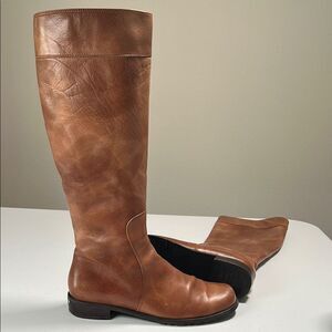 Stuart Weitzman Brown Leather Knee-High Boots
